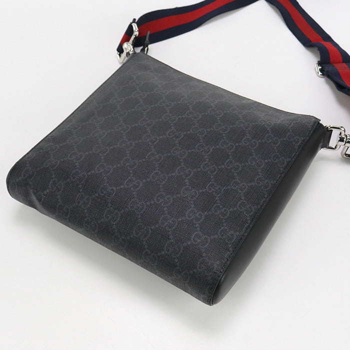 GUCCI GU80351 Small messenger bag GG Supreme Shoulder PVC  black mens