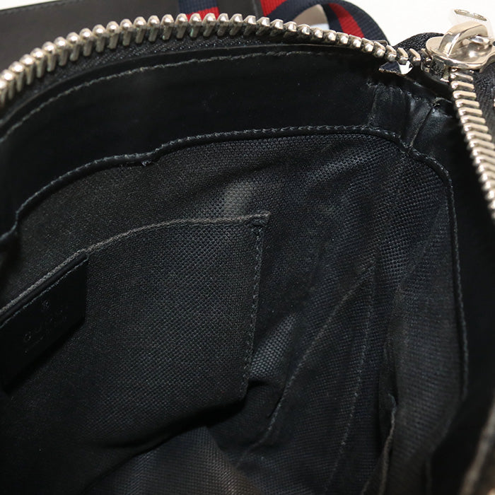 GUCCI GU80351 Small messenger bag GG Supreme Shoulder PVC  black mens
