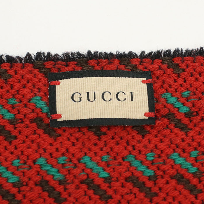 GUCCI GU80907 Scarf Scarf wool red Women