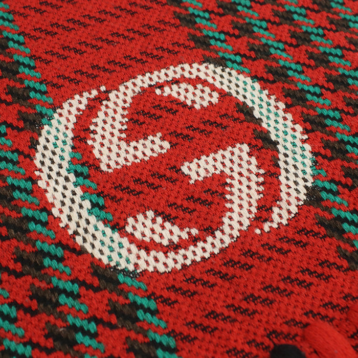 GUCCI GU80907 Scarf Scarf wool red Women
