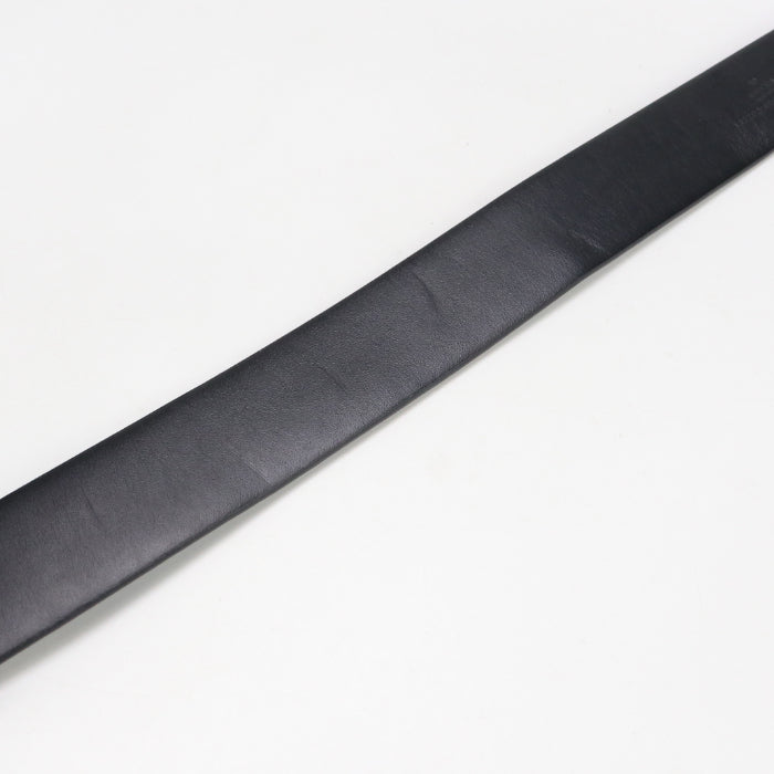 GUCCI GU81020 belt Interlocking G leather black unisex