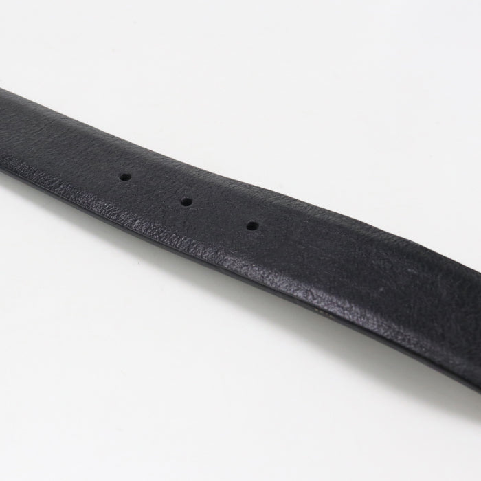 GUCCI GU81020 belt Interlocking G leather black unisex