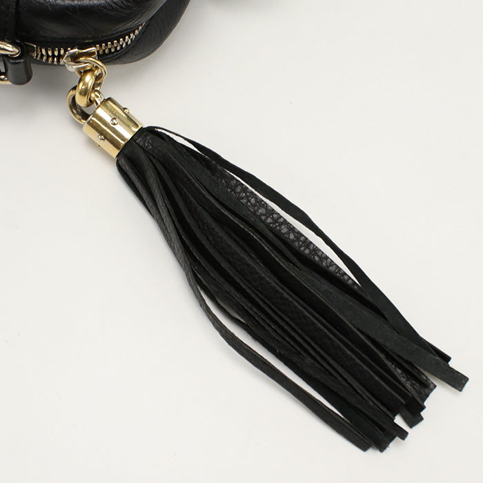 GUCCI GU81147 Shoulder Bag Soho Cross body bag leather black Women
