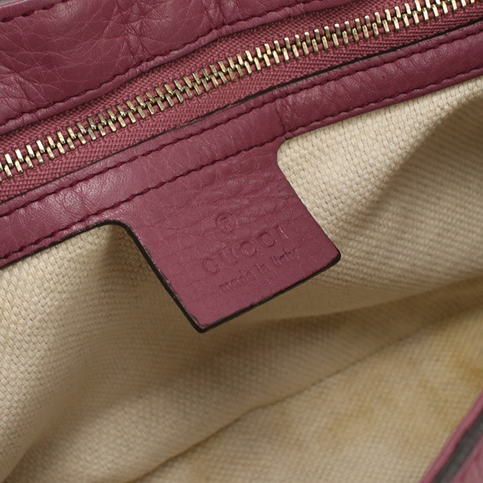 GUCCI 336752 Shoulder Bag Soho Chain Shoulder Bag leather purple Women