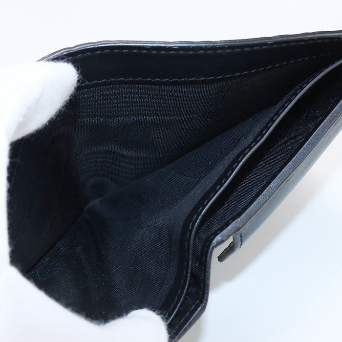 GUCCI 365467 Bi-fold wallet Gucci sima Coin wallet leather black mens