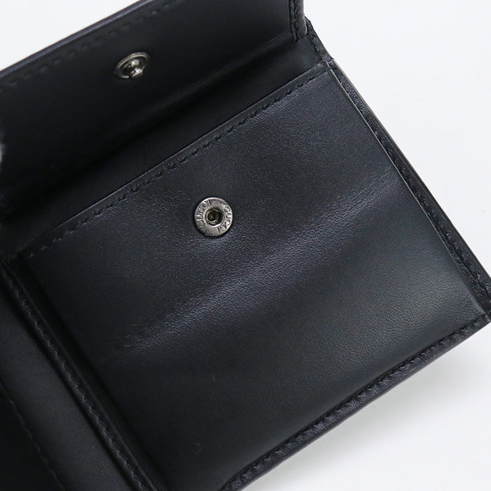GUCCI 365467 Bi-fold wallet Gucci sima Coin wallet leather black mens