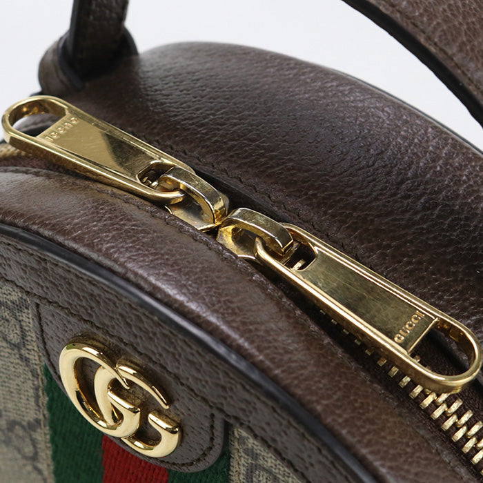 GUCCI GU81496 2WAY handbag Ofidia  PVC beige Women