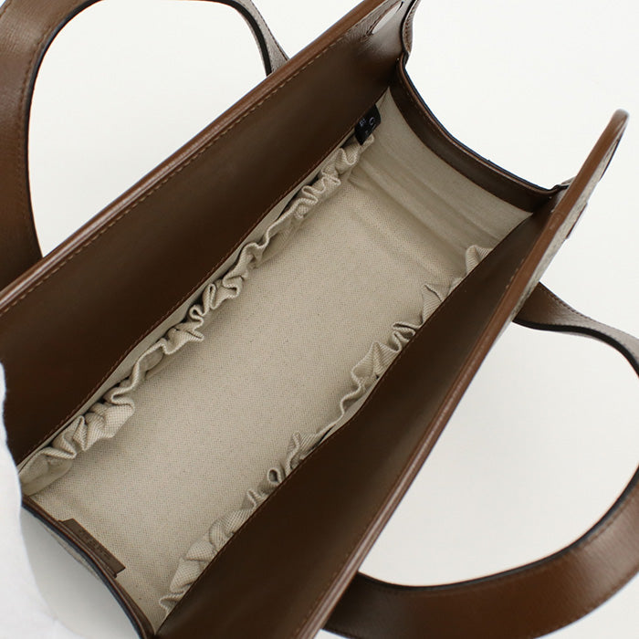 GUCCI 627323 Handbag Gucci Horsebit 1955 Small Top Handbag GG Supreme Canvas,leather beige Women