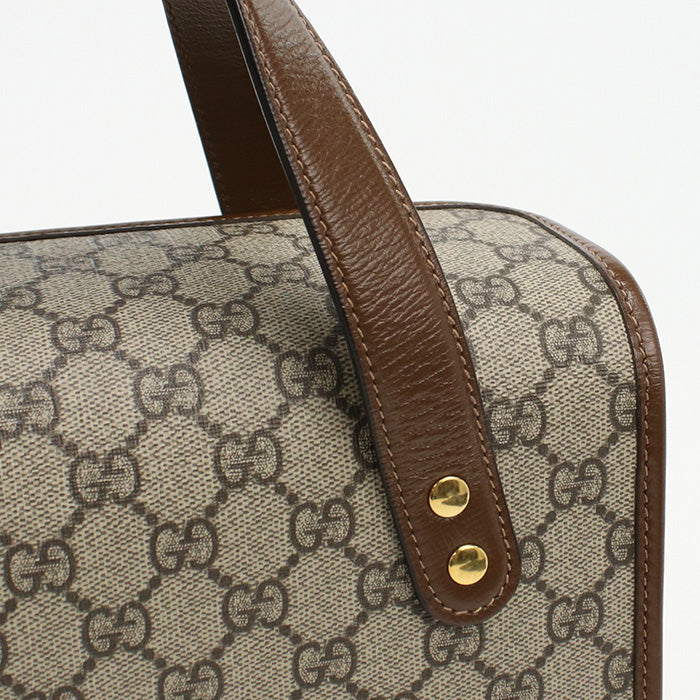 GUCCI 627323 Handbag Gucci Horsebit 1955 Small Top Handbag GG Supreme Canvas,leather beige Women