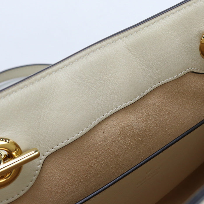 GUCCI 498156 Shoulder Bag Padlock GG Small GG Supreme Canvas,leather beige Women