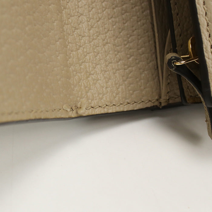 GUCCI 598662 UULAG 9682 Folded wallet Ofidia Bi-fold wallet GG Supreme Canvas,leather beige Women