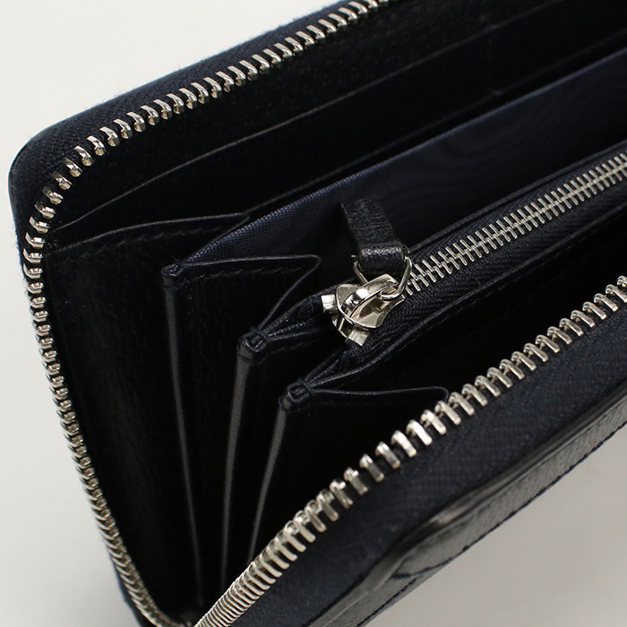 GUCCI 706844 UULBN 4055 Long Wallet Ophidia Double G Zip Around Long Wallet GG Supreme Canvas,leather Navy unisex
