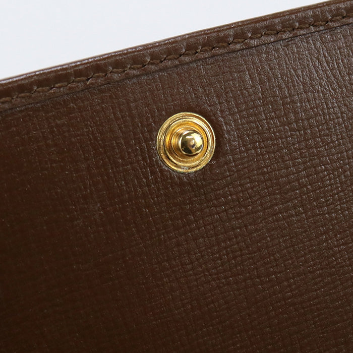 GUCCI 621891 Bi-fold wallet Gucci Horsebit 1955 Medium wallet GG Supreme Canvas,leather beige Women
