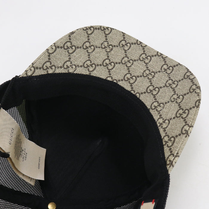 GUCCI 426887 4HB13 2060 cap Daiger print GG pattern Baseball cap GG Supreme Canvas beige unisex