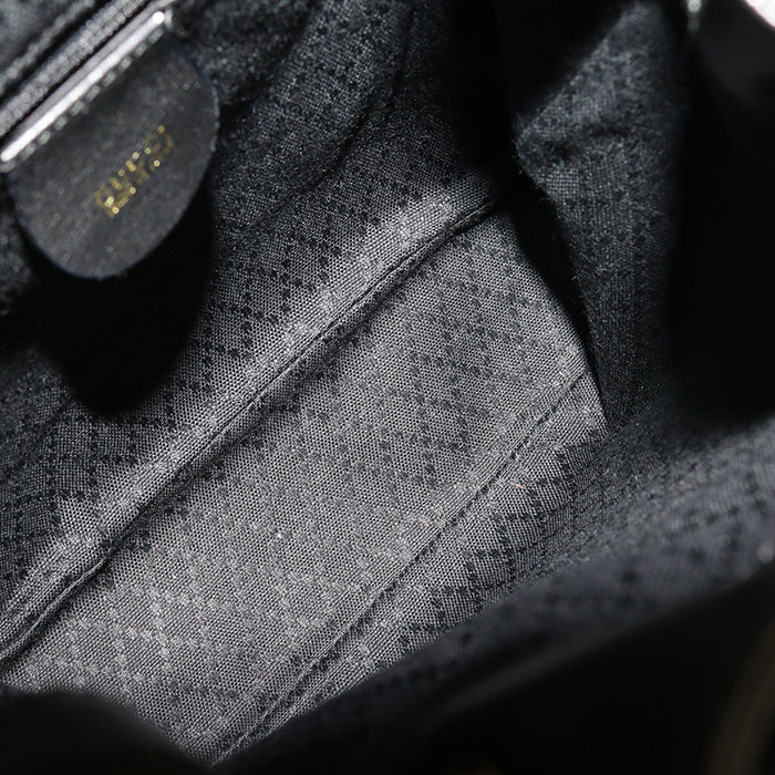 GUCCI 003 2034 0030 mini backpack Bamboo leather black Women