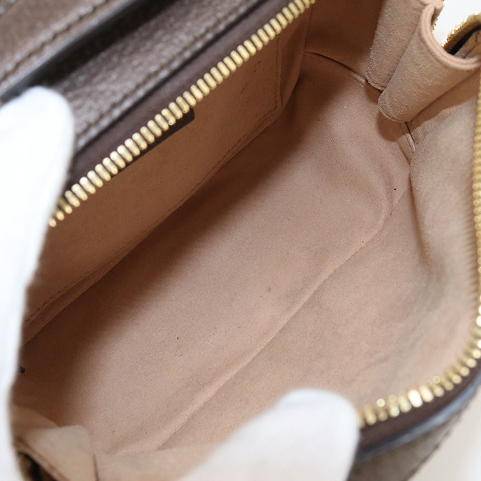 GUCCI 602576 Ofidia Chain Shoulder Bag  GG Supreme Canvas/leather beige Women