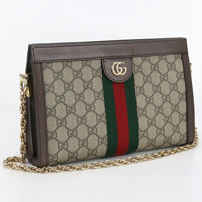 GUCCI 503877 K05NG 8745 Ofidia Chain Shoulder Bag  GG Supreme beige Women