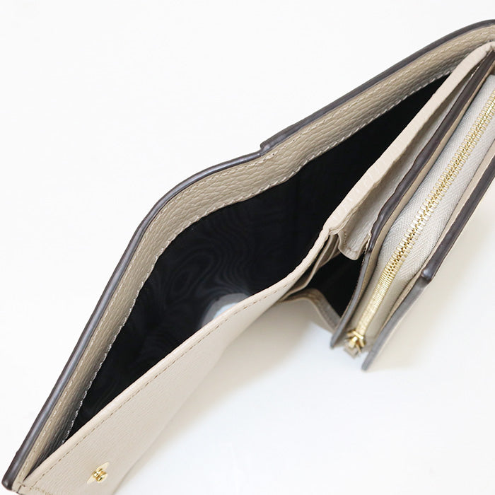 GUCCI 598587 Bi-fold wallet GG Marmont Double G Medium wallet GG Supreme Canvas,leather beige Women