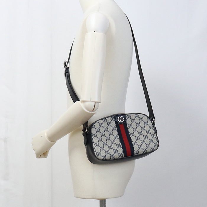 GUCCI 681064 Shoulder Bag Ofidia Cross body bag GG Supreme Canvas Navy mens(unisex)