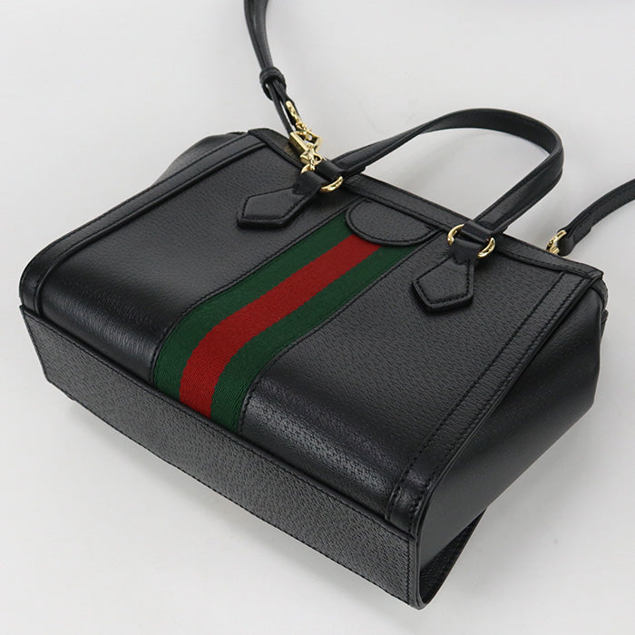 GUCCI 719882 Tote Bag Ophidia GG 2WAY Tote Bag leather black Women