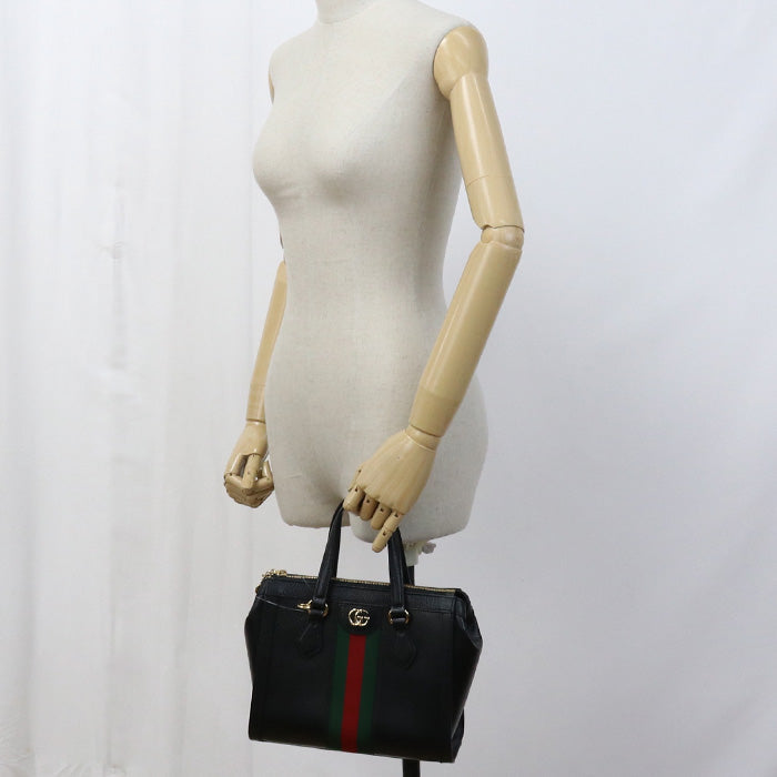 GUCCI 719882 Tote Bag Ophidia GG 2WAY Tote Bag leather black Women