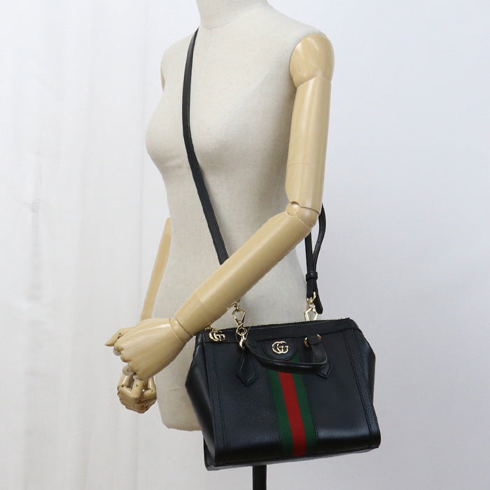 GUCCI 719882 Tote Bag Ophidia GG 2WAY Tote Bag leather black Women