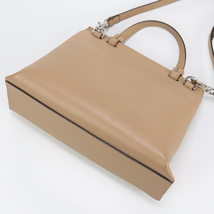 GUCCI GU82994 2WAY handbag Bamboo leather beige Women