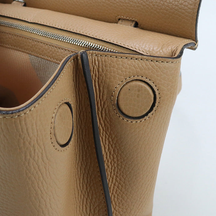 GUCCI GU82994 2WAY handbag Bamboo leather beige Women