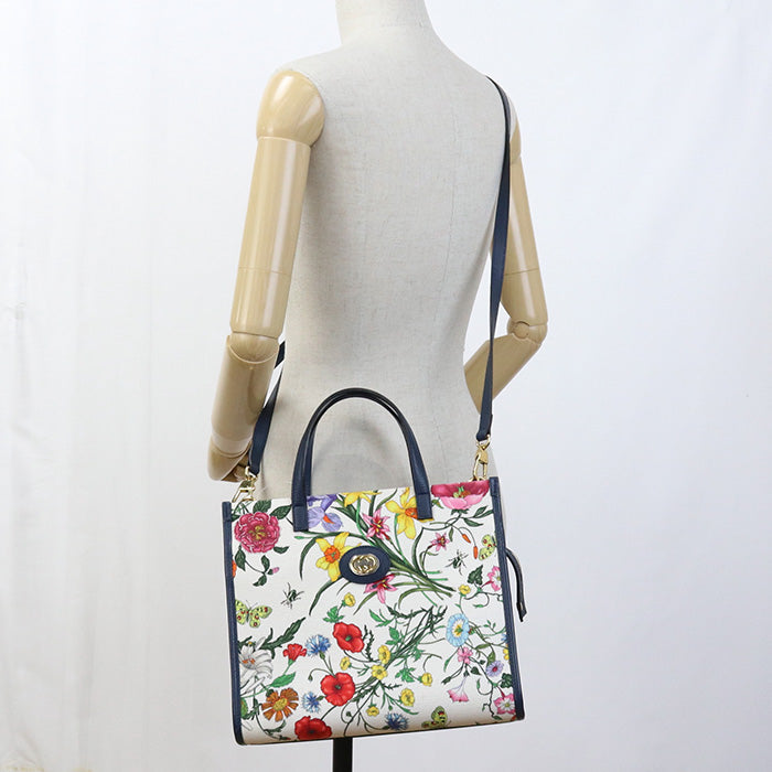 GUCCI GU83194 Flora 2WAY Tote Bag  canvas multicolored Women