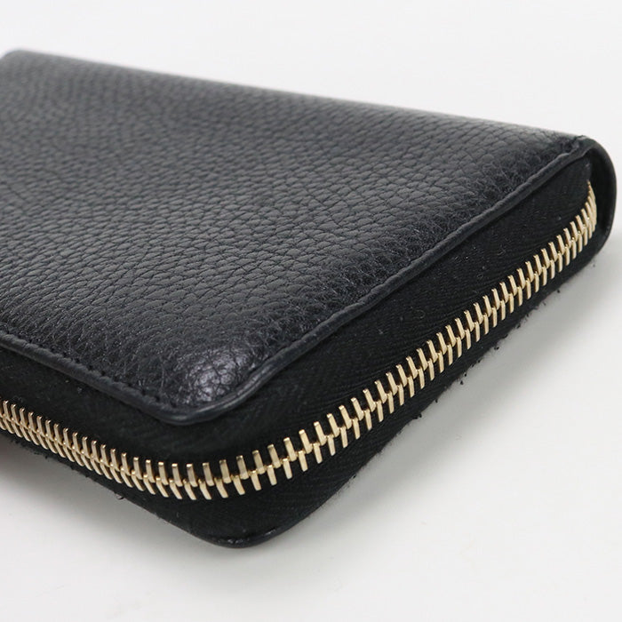 GUCCI 598187 Zip around wallet Soho PurseZip leather black Women