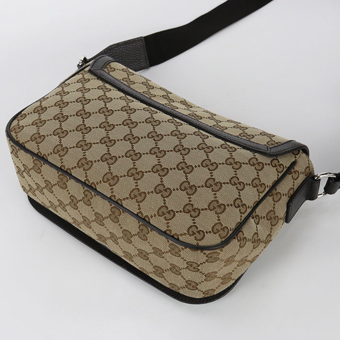 GUCCI 449172 Shoulder Bag GG canvas Diagonal beige unisex