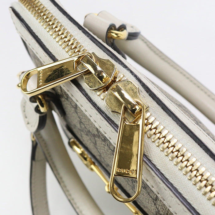 GUCCI GU83590 2WAY handbag Gucci Horsebit 1955 GG Supreme 2WAY beige Women
