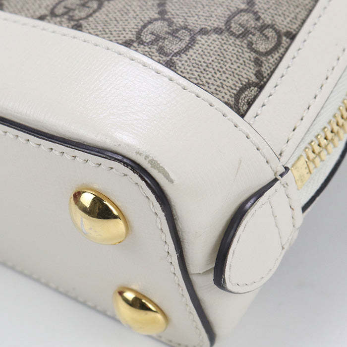 GUCCI GU83590 2WAY handbag Gucci Horsebit 1955 GG Supreme 2WAY beige Women