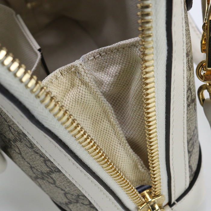 GUCCI GU83590 2WAY handbag Gucci Horsebit 1955 GG Supreme 2WAY beige Women