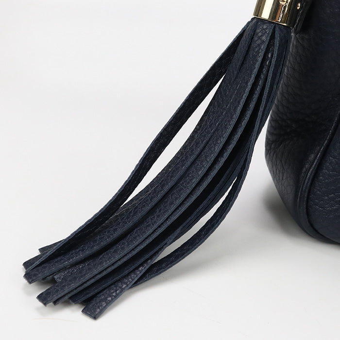 GUCCI 308983 ChainShoulder Bag Soho leather navy Women