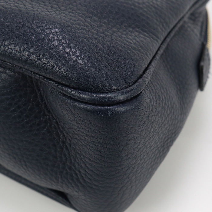 GUCCI 308983 ChainShoulder Bag Soho leather navy Women