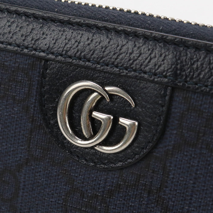 GUCCI 706844 UULBN 4055 Ofidia PurseZip Around GG Supreme navy mens