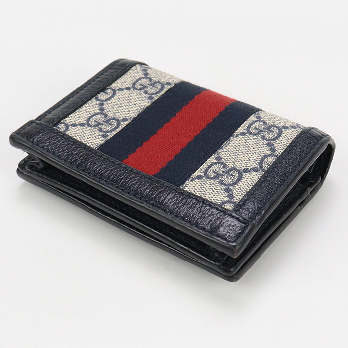 GUCCI 523155 96IWN 4076 Bi-fold wallet Ophidia GG Marmont compact purse GG Supreme Canvas Multi Women(unisex)
