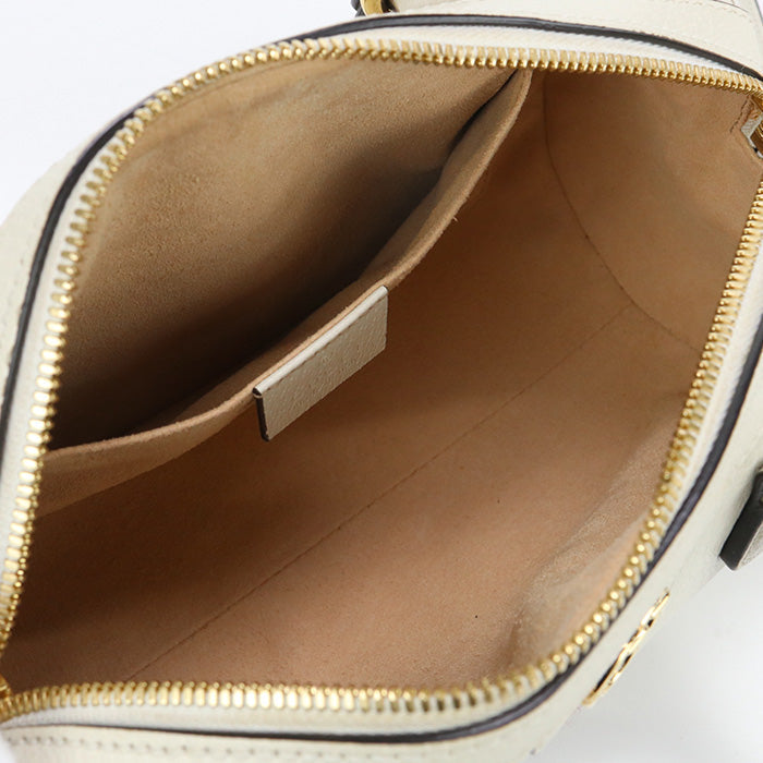 GUCCI GU84088 small boston bag Ofidia Mini Boston leather white Women