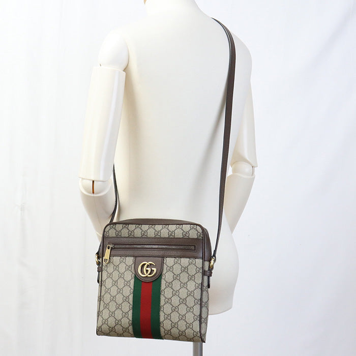 GUCCI 547926 96IWT 8745 GG small shoulder bag Ofidia Diagonal  Supreme beige