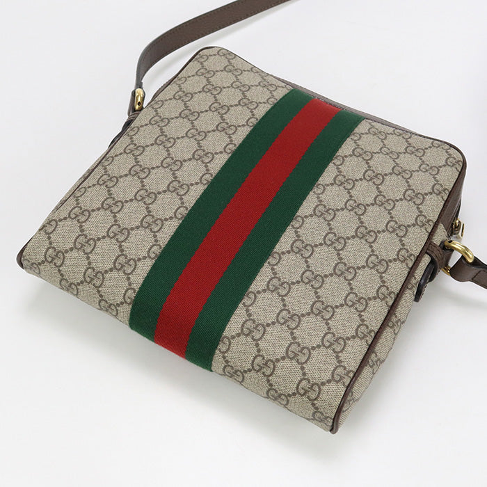 GUCCI 547926 96IWT 8745 GG small shoulder bag Ofidia Diagonal  Supreme beige