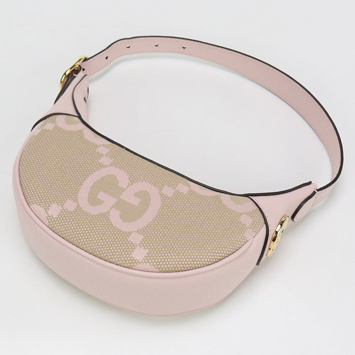 GUCCI 658551 Shoulder bag Ophidia Jumbo GG GG mini bag GG canvas, leather beige Women
