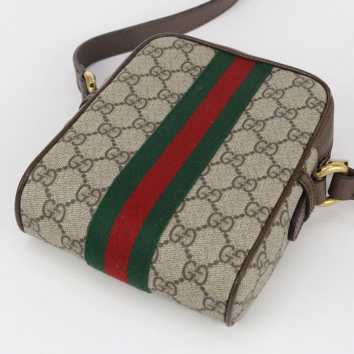 GUCCI 598127 96IWG 8745 Ofidia Diagonal shoulder bag GG Supreme leather unisex