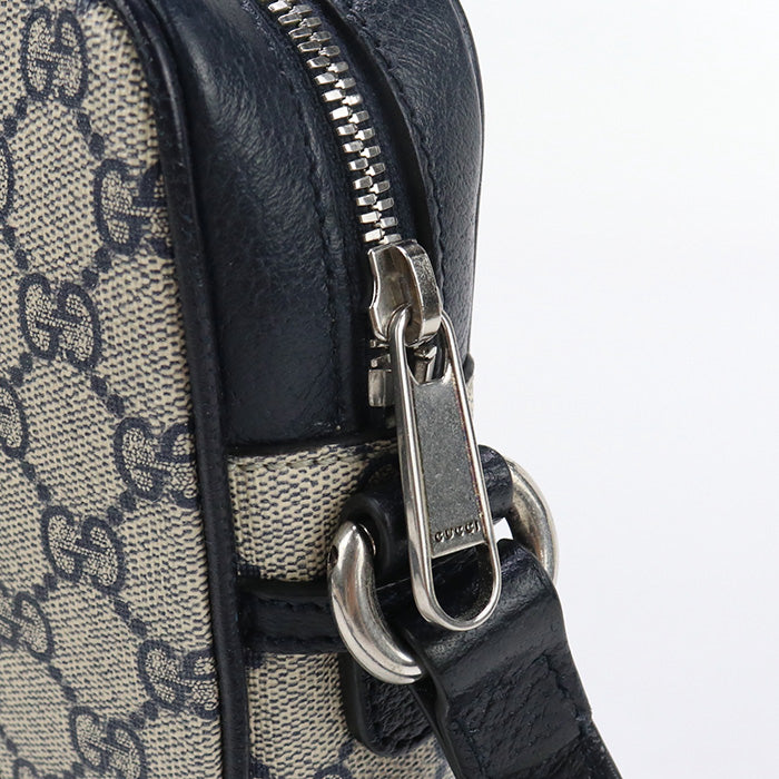 GUCCI 598127 GGShoulder Bag Ofidia Shoulder GG Supreme Canvas navy unisex