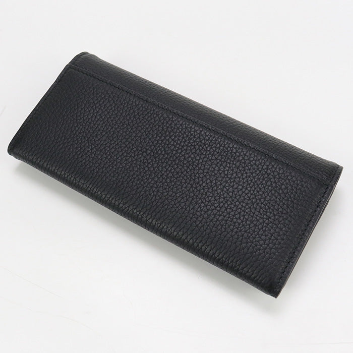 GUCCI 771151 Wallet Long with double fold coin purse leather  black mens