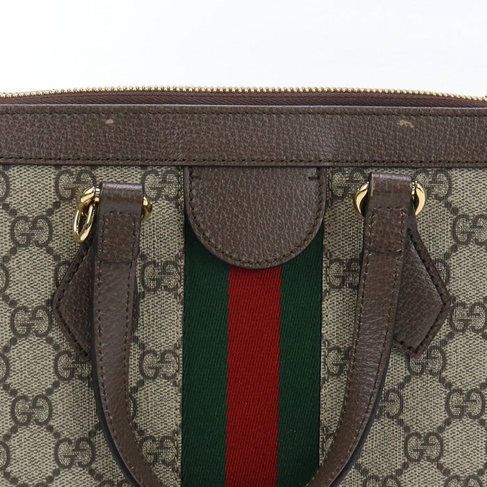 GUCCI 547551 Tote Bag Ofidia 2way Small Tote Bag GG Supreme, leather Brown Women