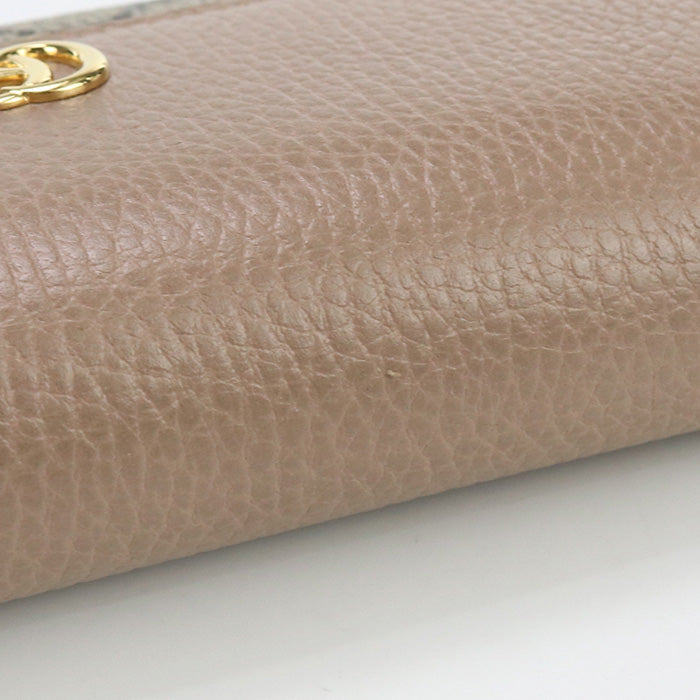 GUCCI 456116 17WAG 5788 Bicolor Continental Long wallet GG Supreme beige Women
