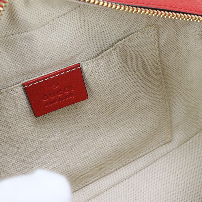 GUCCI 574886 Shoulder Bag GG Apple Diagonal GG Supreme/leather brown Women