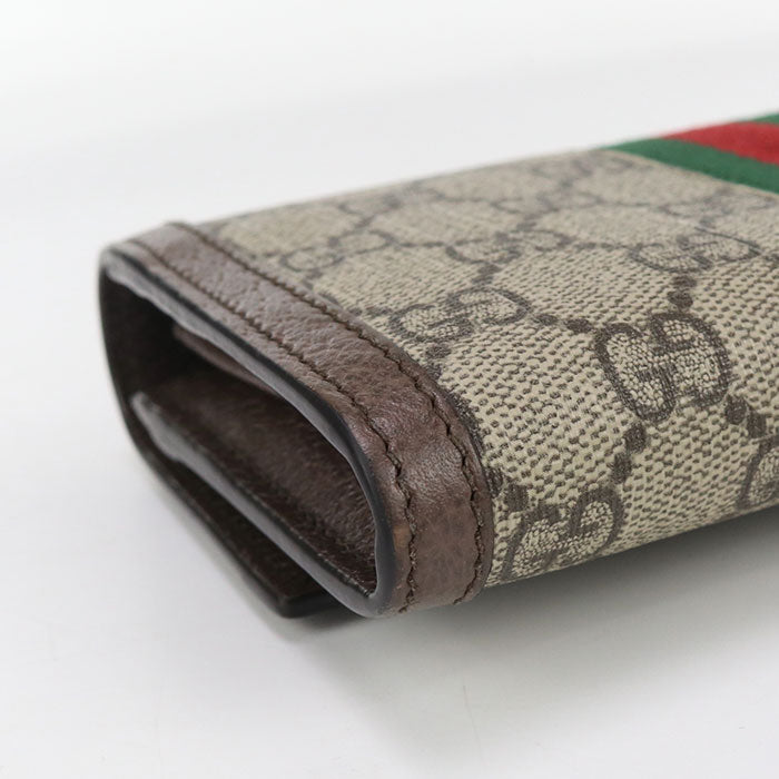 GUCCI 523153 96IWG 8745 Long wallet Ofidia GG Continental Wallet GG Supreme Canvas, leather multicolor Women