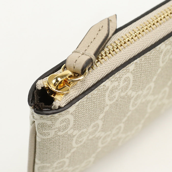 GUCCI 772321 Coin case GG Supreme Coin Pocket GG Supreme Canvas Women beige